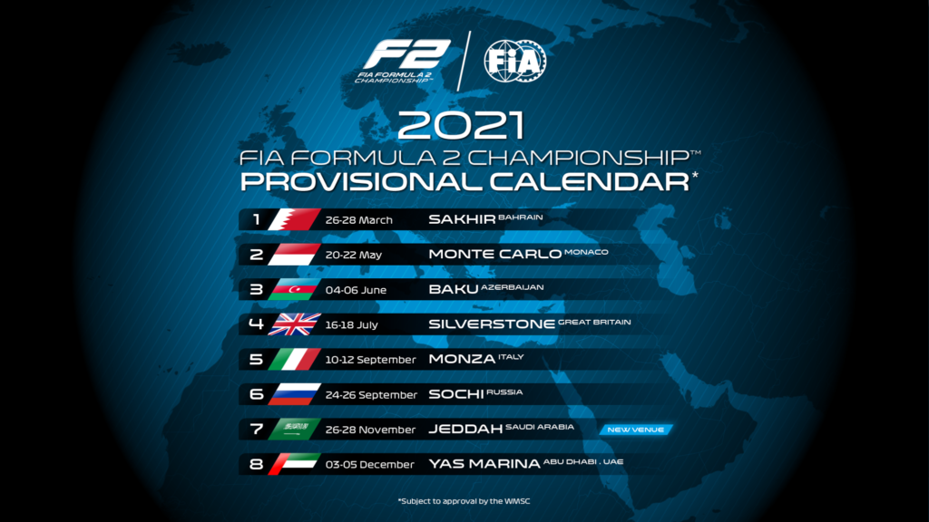 The provisional schedule for season 2021 | Formula 1, 2, 3, and E â Blog for technology 